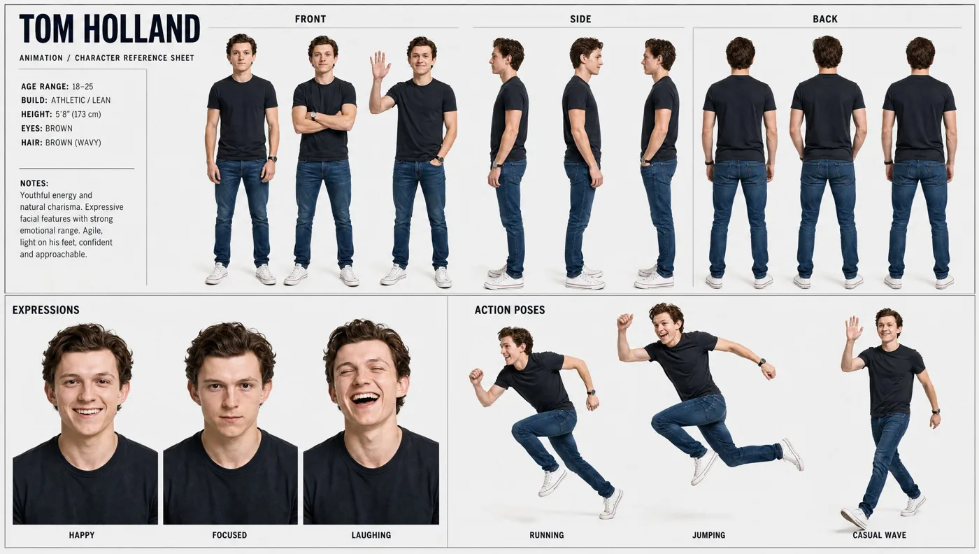 Professional animation character sheet prompt 1783867725256 — After