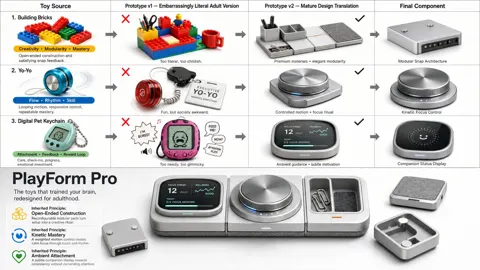 Playform pro adult product design from toys