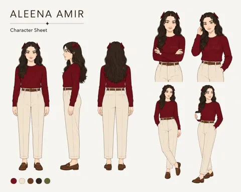 Minimal character sheet