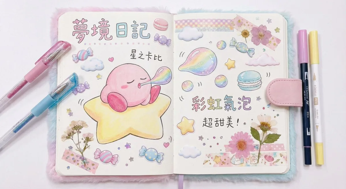 粉红色的星之卡吐泡泡 — Sonra