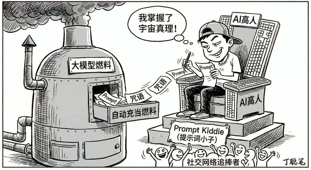 提示词小子讽刺漫画 — Sonra