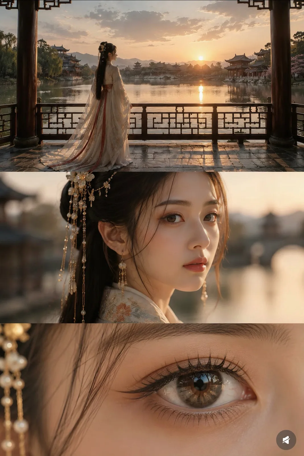 Cinematic photography tutorial character consistency layout — After