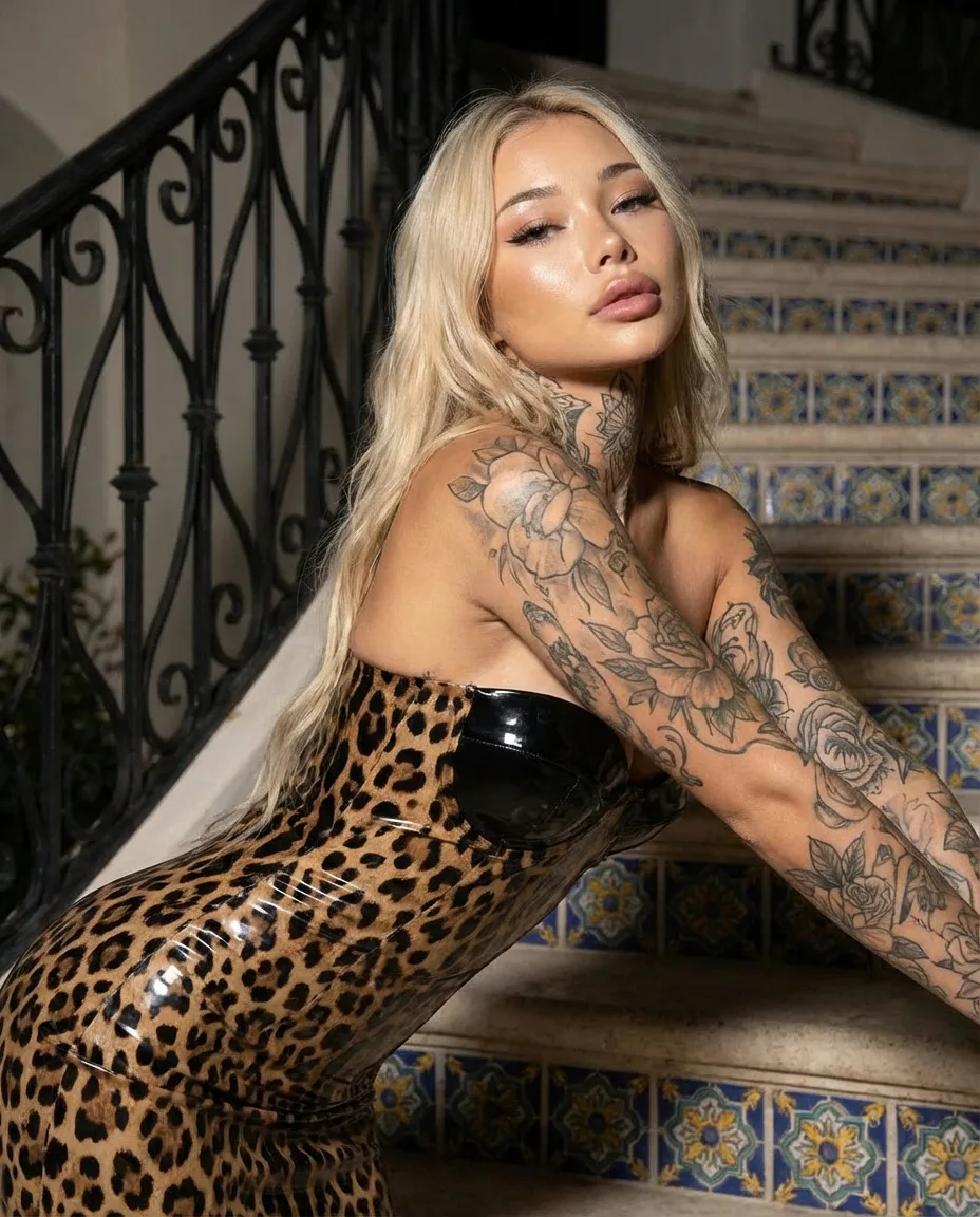 Leopard latex staircase — Sonra