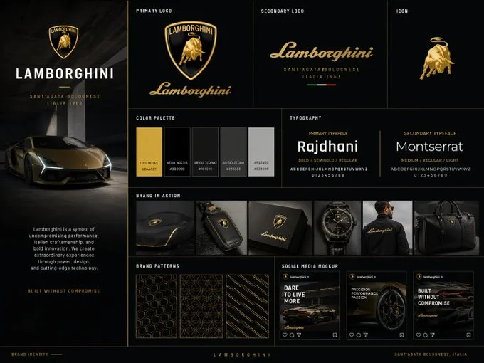 Professional brand kit board — Sonra