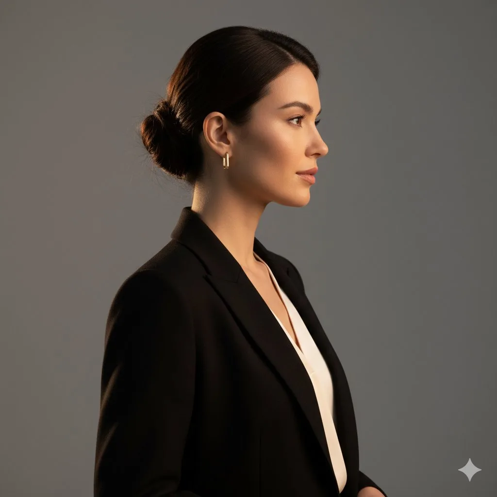 Elegant side profile cinematic lighting — After