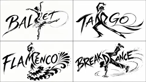 Typographic embodiment performance prompt
