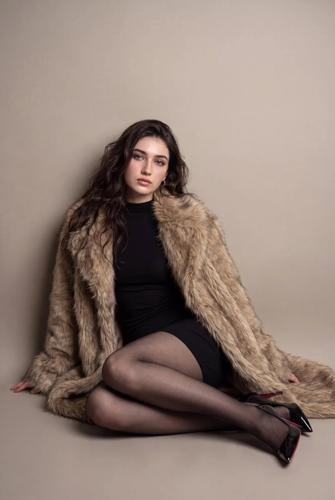 Ultra realistic luxury studio fashion portrait — Sonra