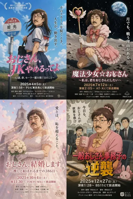 Absurd surreal crossdressing poster