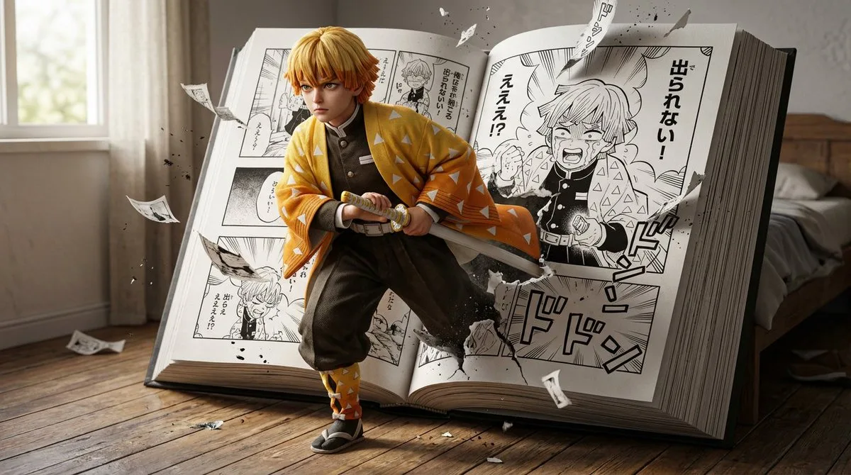 Zenitsu breaks reality — Sonra