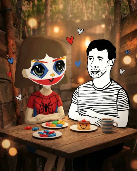 Cross dimensional romantic date