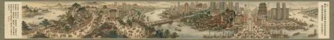 Modern city qingming scroll
