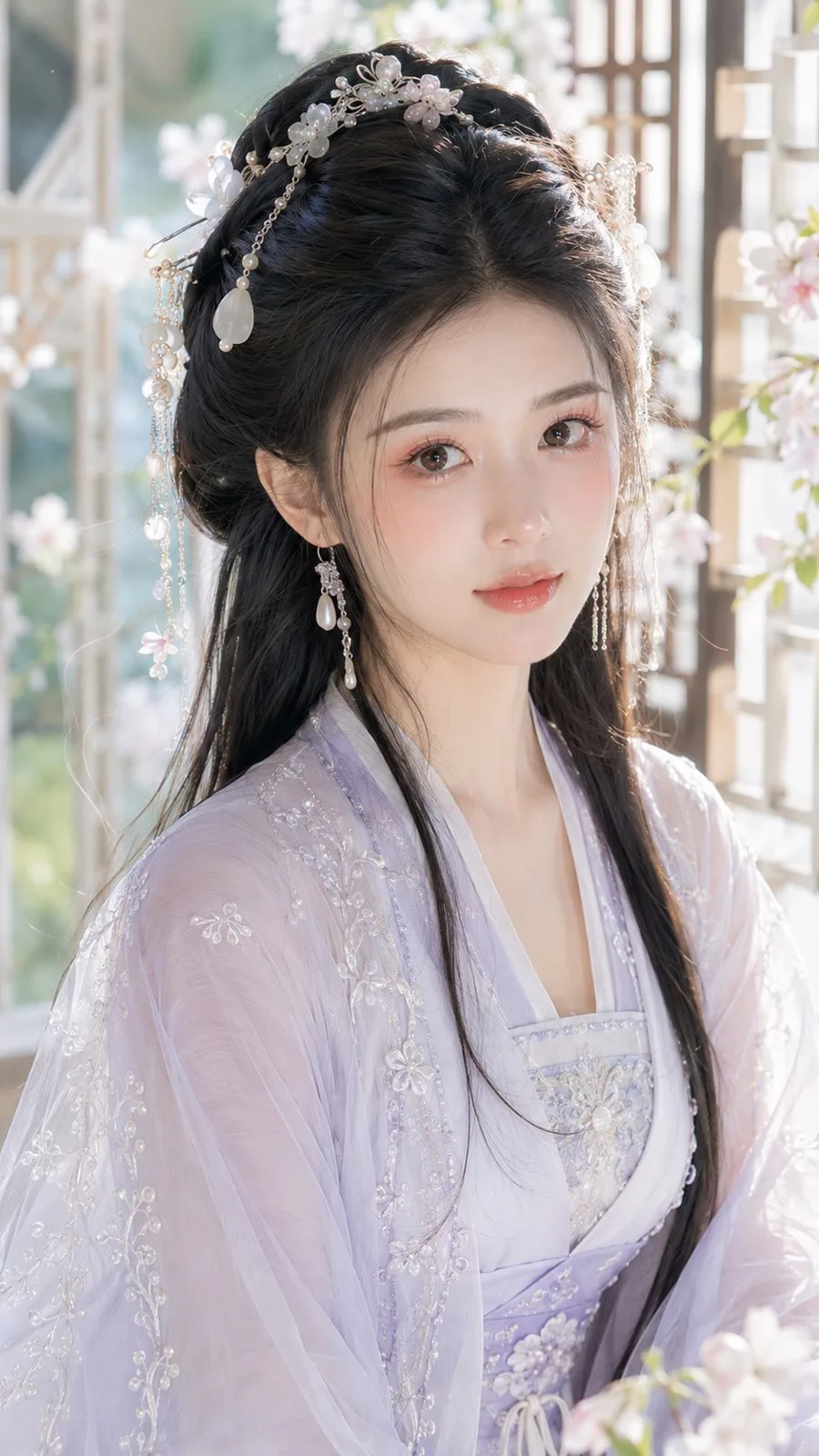 Ancient chinese noble lady jelly glow makeup portrait — Sonra