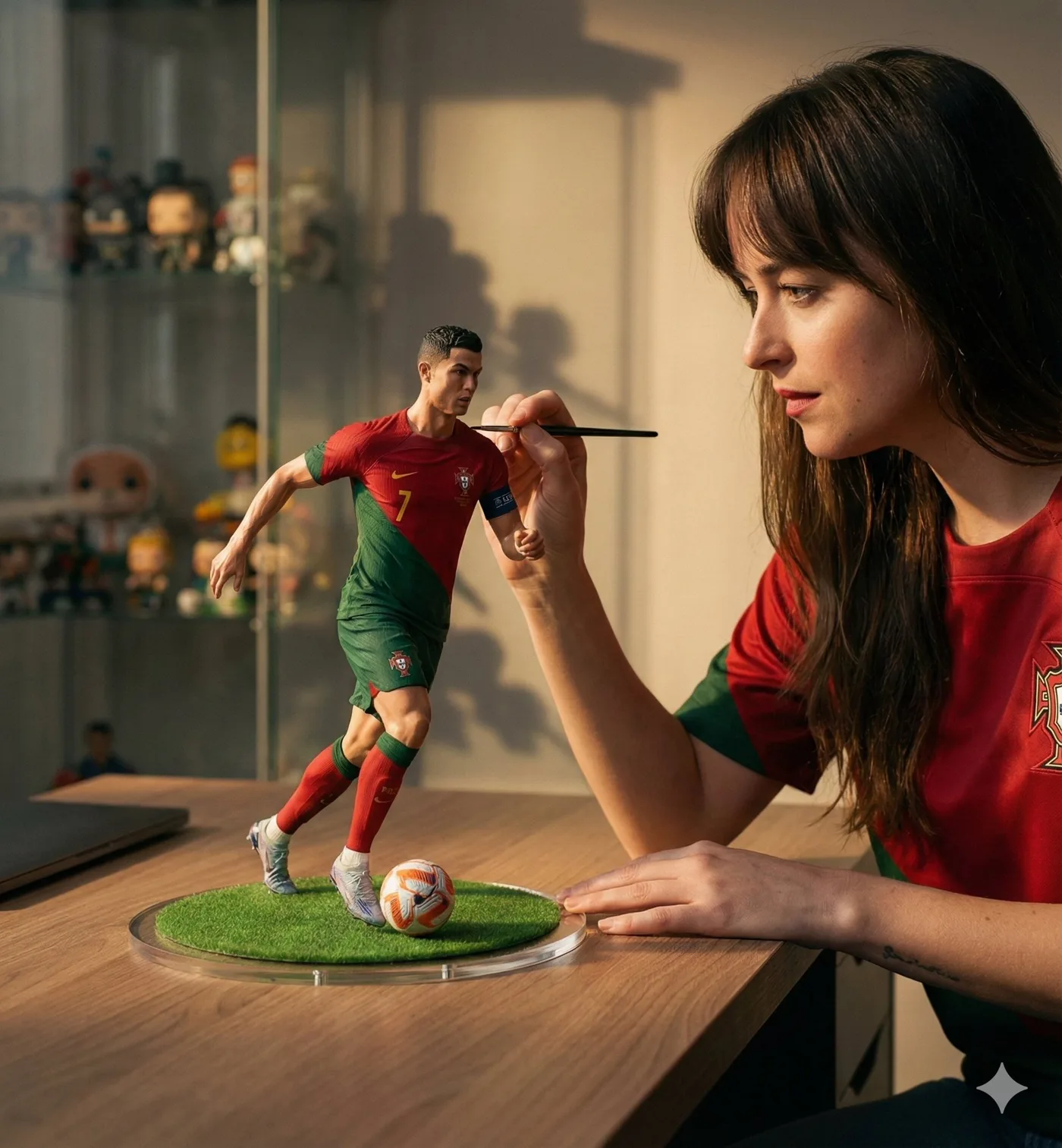 Painting mini ronaldo — After