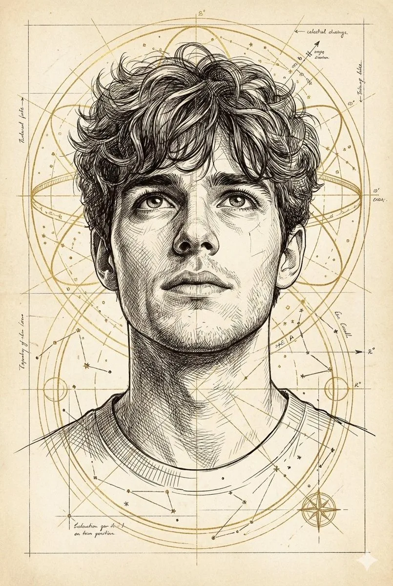 Starry geometric boy — After