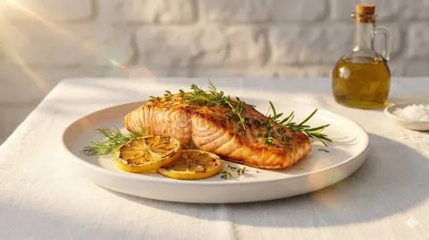 Luxury golden hour food photography