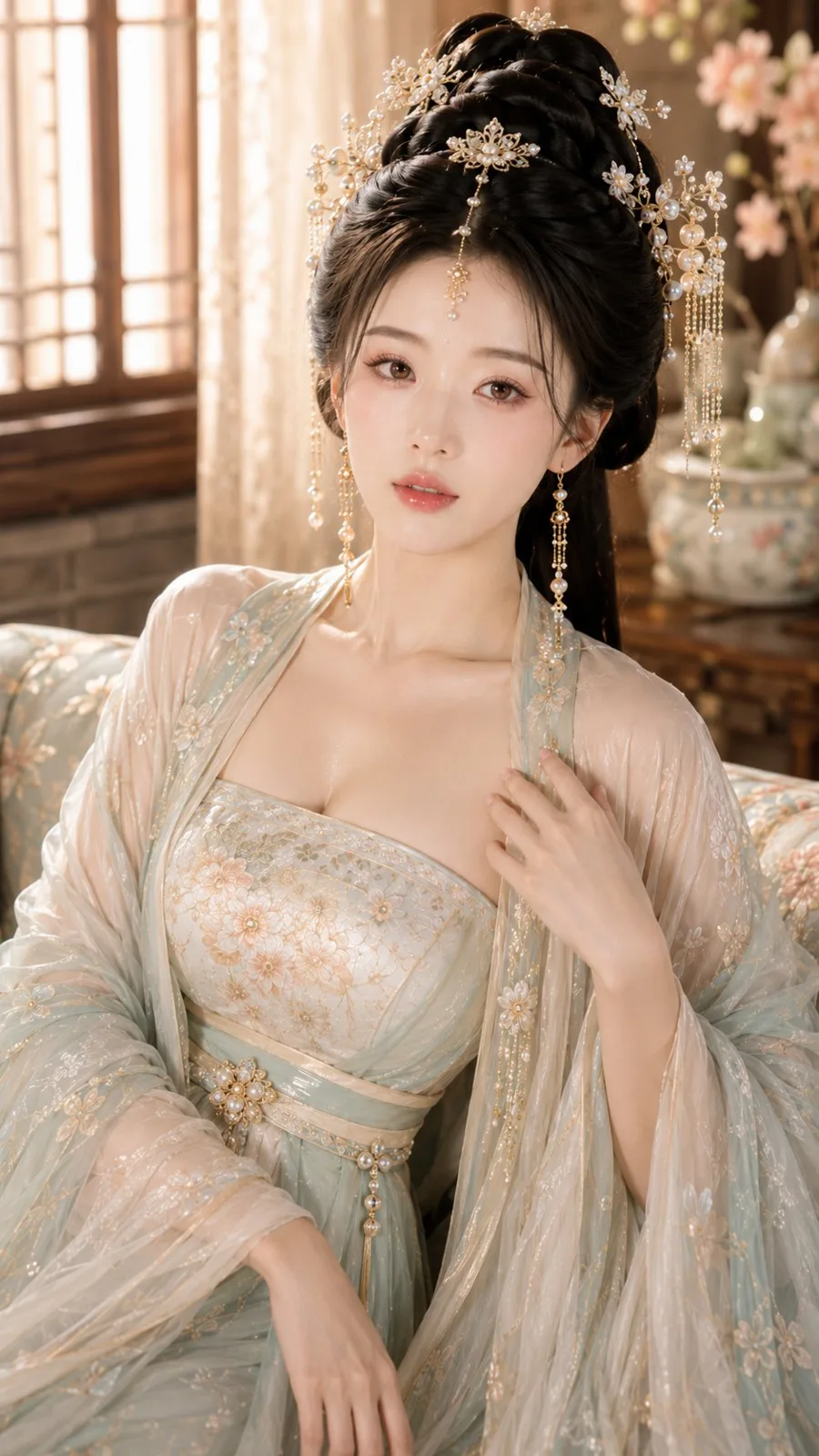 Ancient style noble lady hydrated glow portrait — Sonra