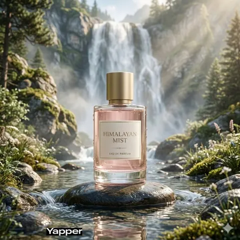 Luxury perfume waterfall encounter