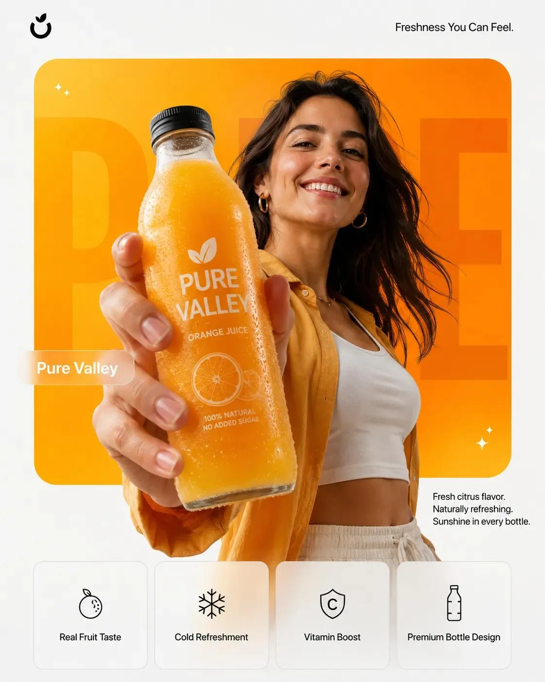 Premium product campaign poster prompt — After