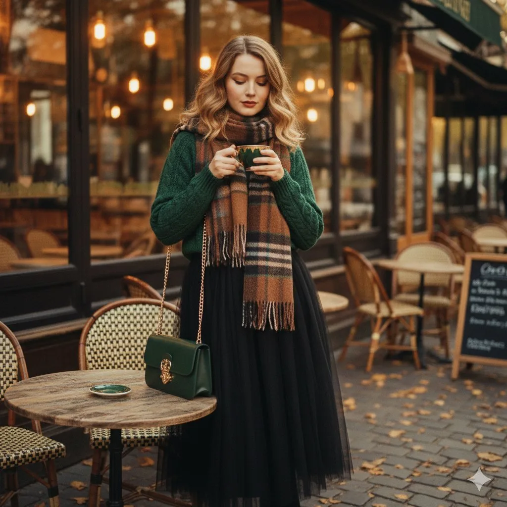 Autumn cafe vintage elegance — Sonra