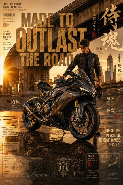 The way of power ultra premium motorcycle campaign