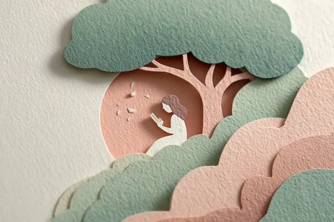 Layered paper cut whimsy — After