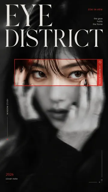 High end focus window portrait cover