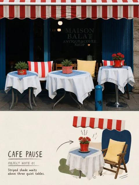 Travel photo split screen poster prompt