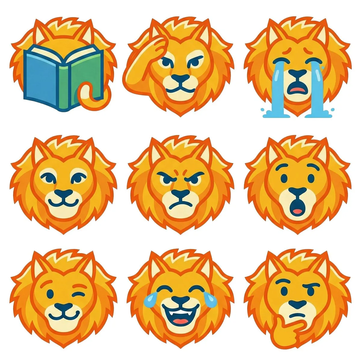 Brand logo emoji grid — Sonra