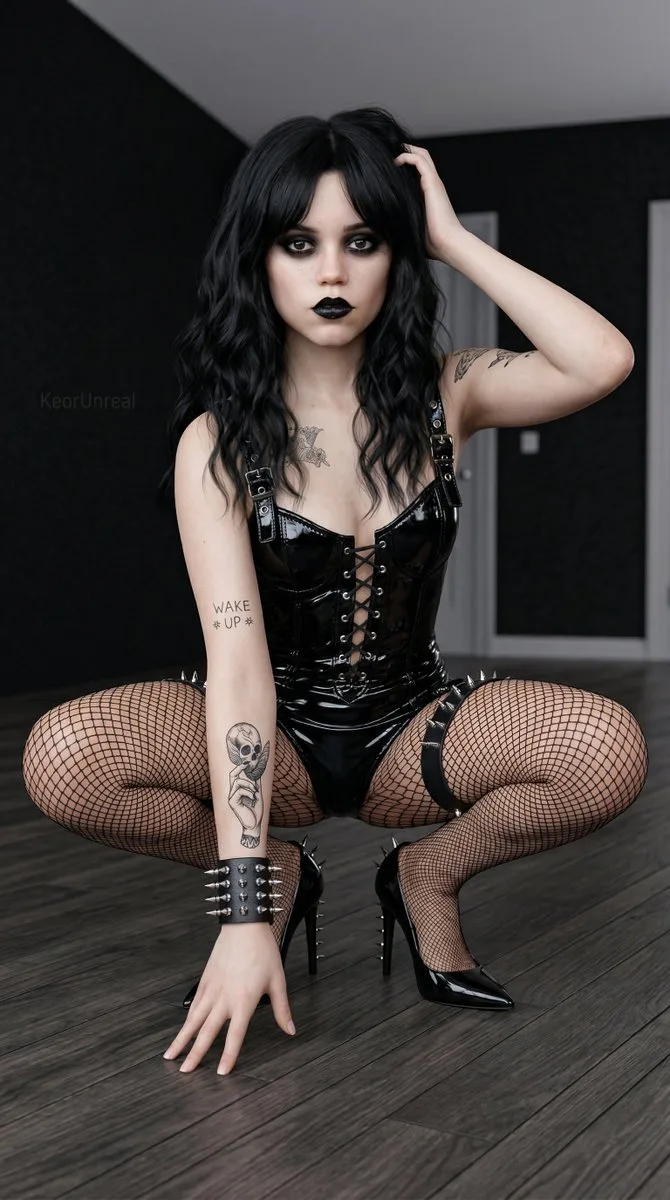 Dark gothic ana de armas squat — After