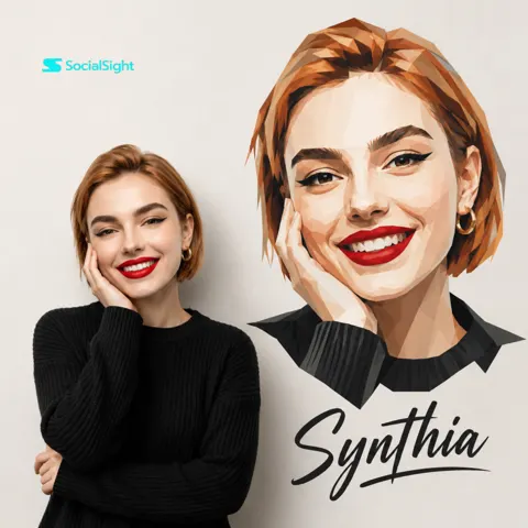 Ultra realistic modern studio portrait scandinavian aesthetic
