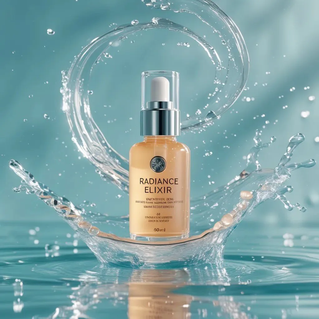 Luxury skincare fluid commercial — Sonra