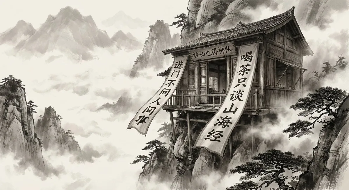 水墨画风格与写实摄影的结合 — Sonra