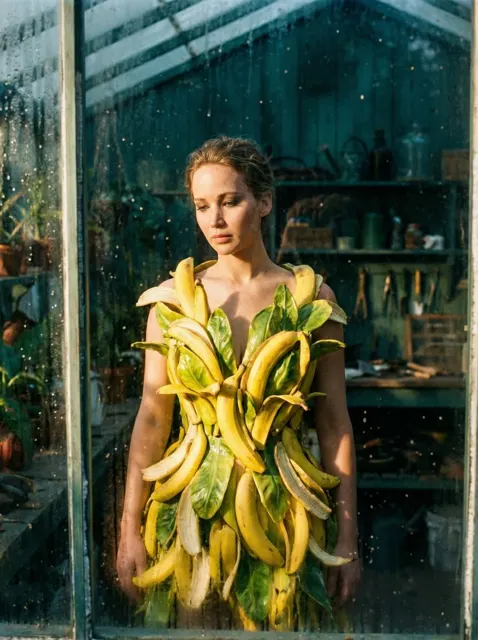 Greenhouse banana couture