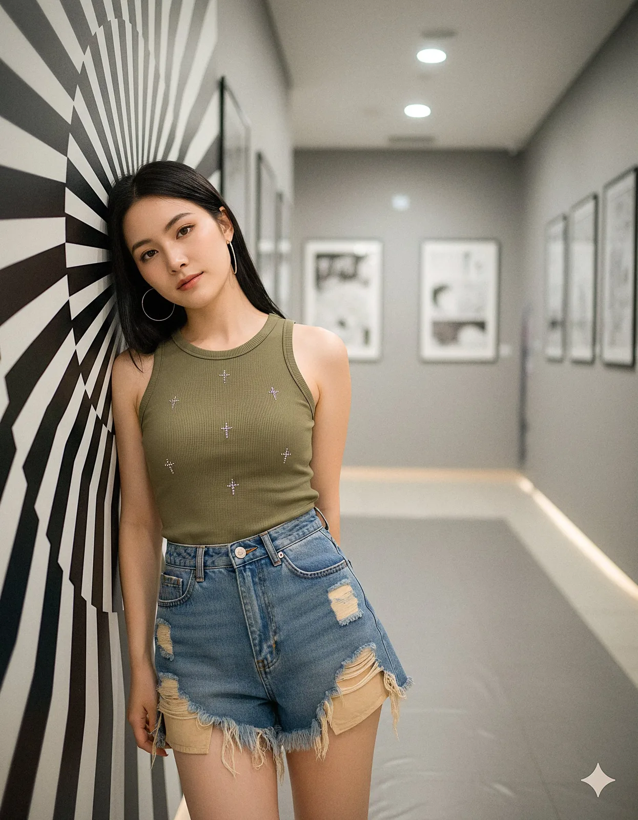 走廊上的女性 — Sonra