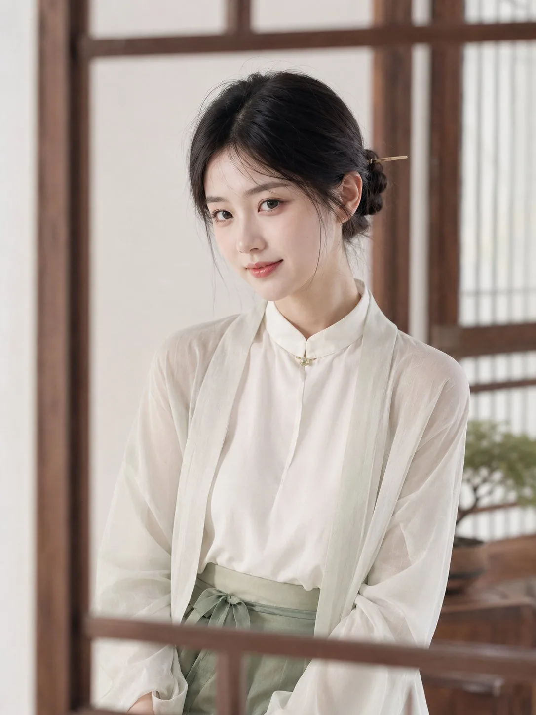New chinese style soft mist natural light portrait — After