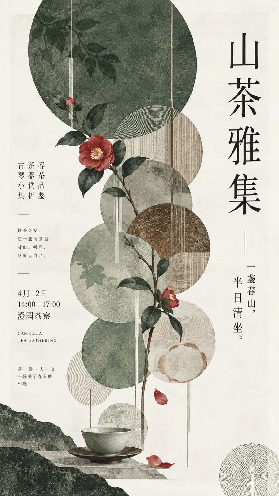 Minimalist elegant editorial poster design prompt — Sonra