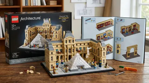 Beautiful lego architecture set box