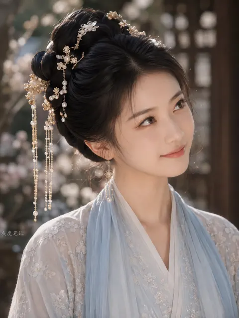 Hyper realistic ancient style portrait photography