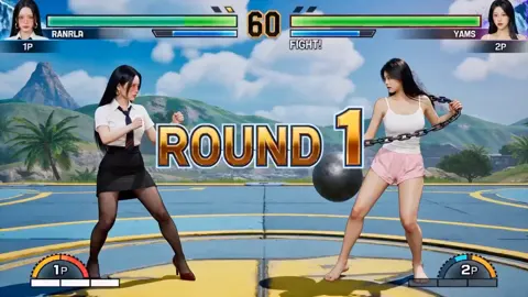 Real life street fighter duel