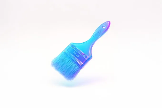 漂浮玻璃霓虹3D — After