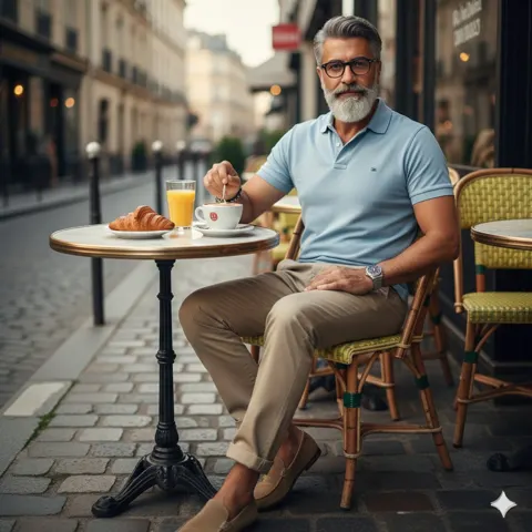 Parisian cafe gentleman