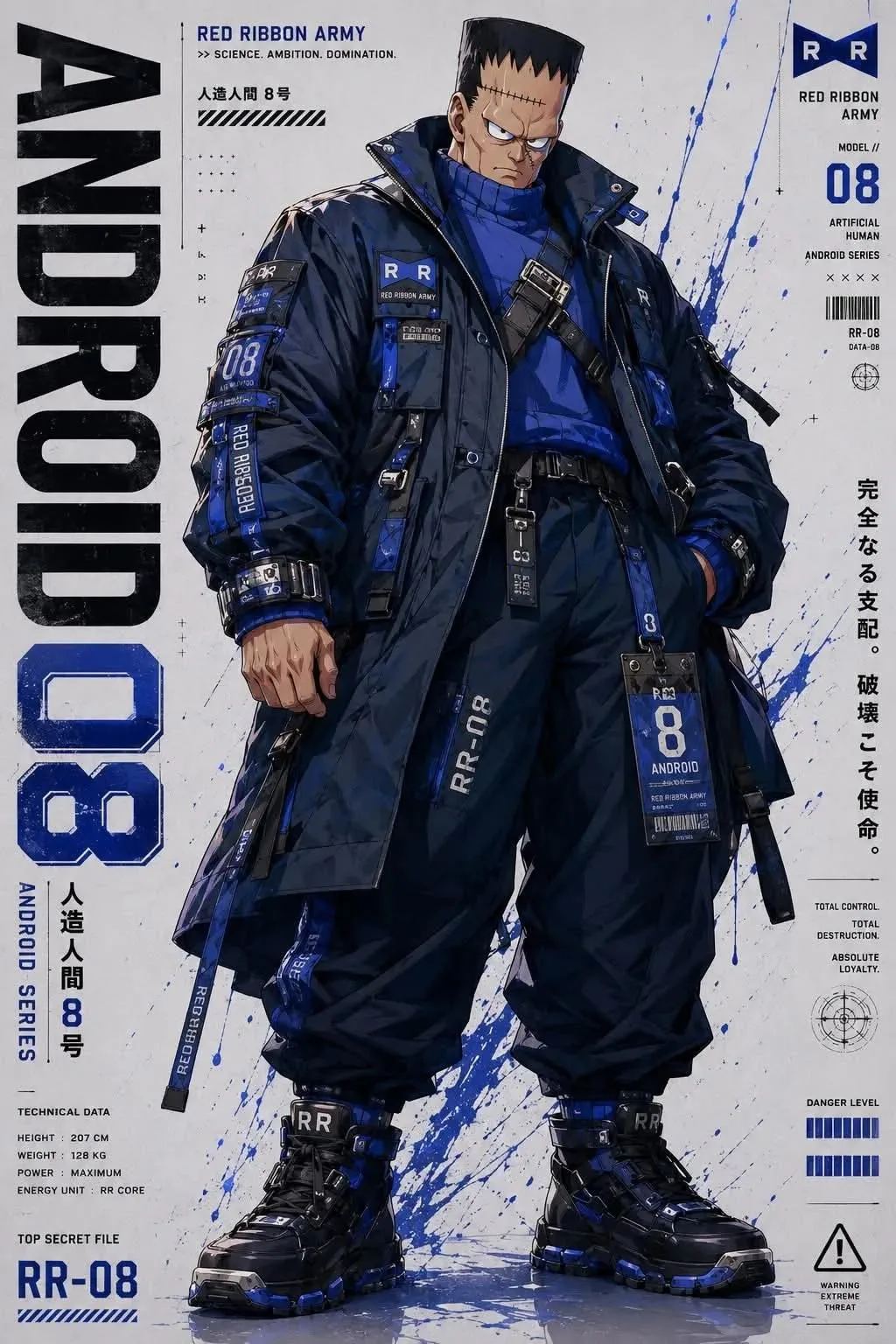 Dbz androids cyberpunk tactical concept — Sonra