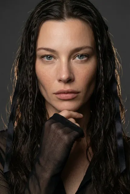 Luxury magazine portrait