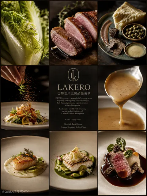 Lakero paris left bank chef tasting menu
