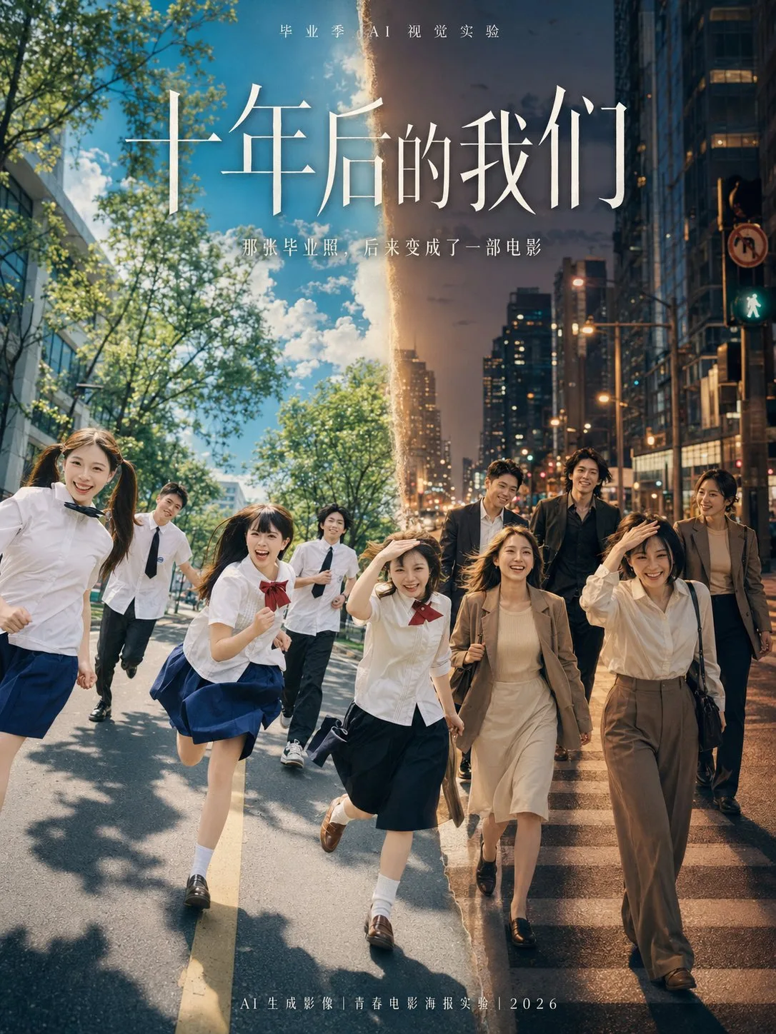 Ten years later graduation photo movie poster — After