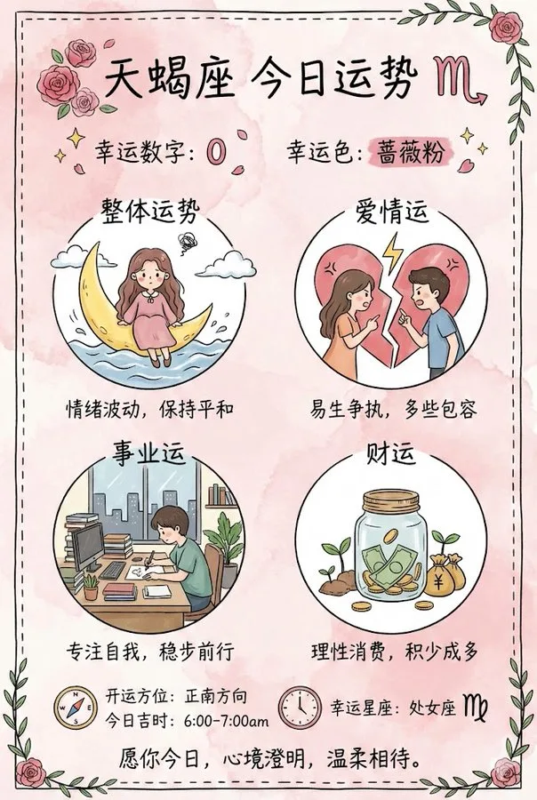 星座运势卡 — Sonra