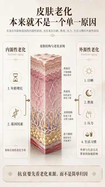 Eye care staged collagen support educational visual