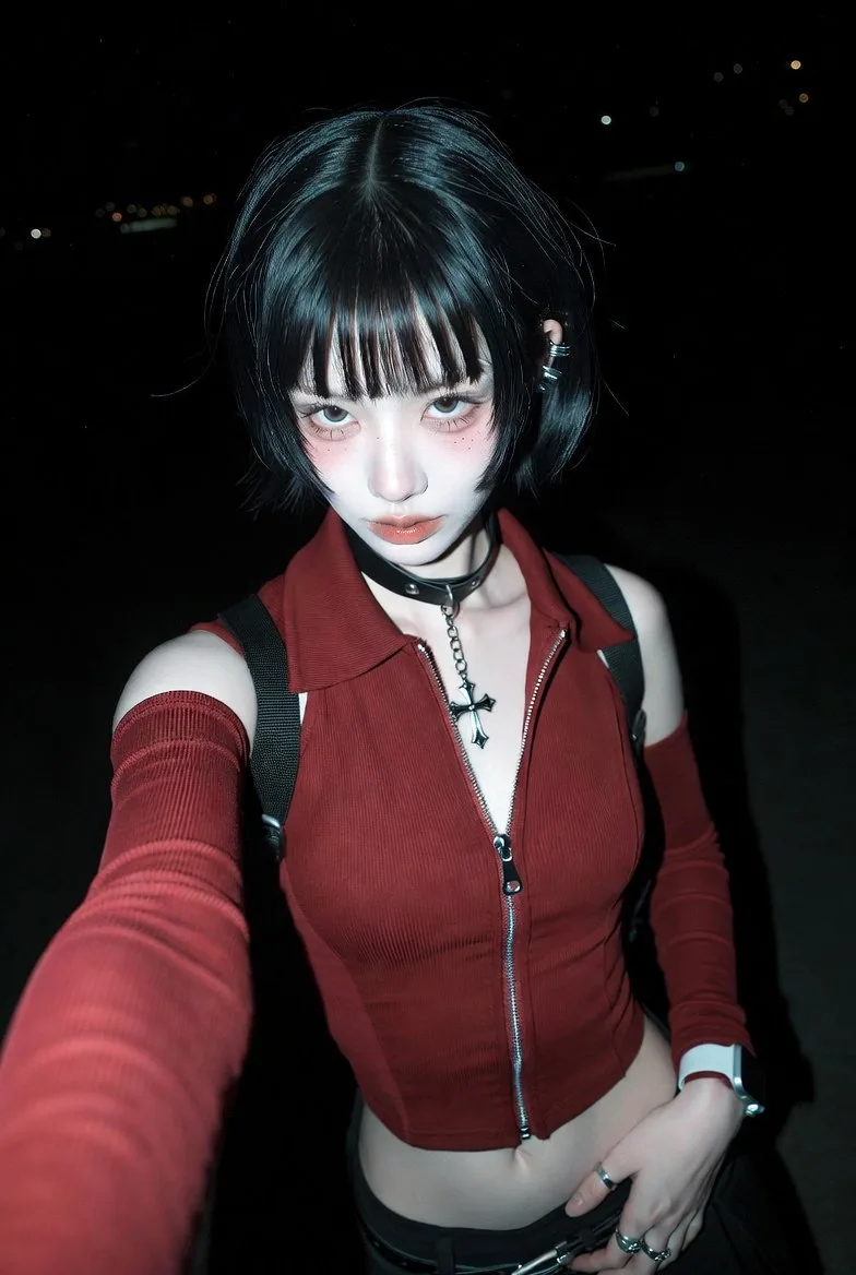 Night flash cool girl — Sonra