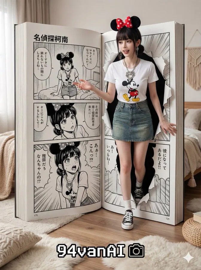 漫画中的人物走出画面 — Sonra