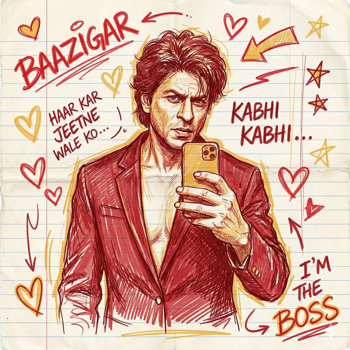 Bollywood pop art sketch — After